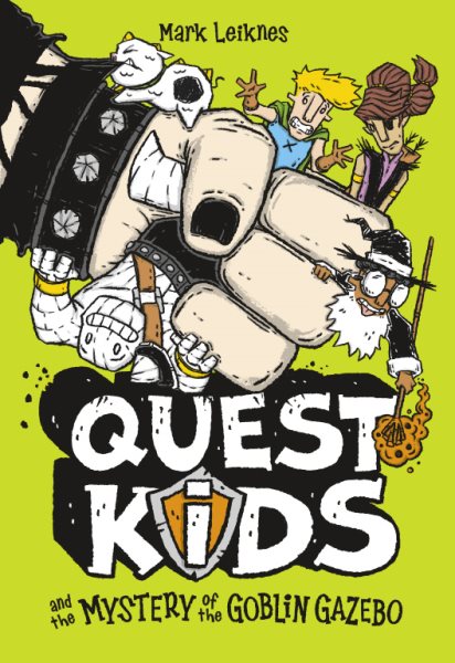 Cover art for Quest Kids and the mystery of the goblin gazebo / original words and drawings by Ned and Terra   restored