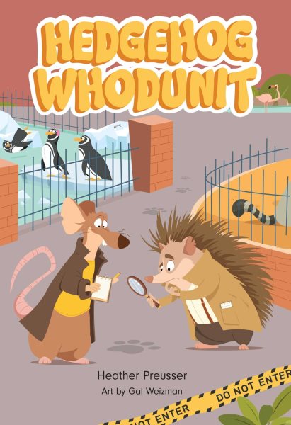 Cover art for Hedgehog whodunit / written by Heather Preusser   art by Gal Weizman.