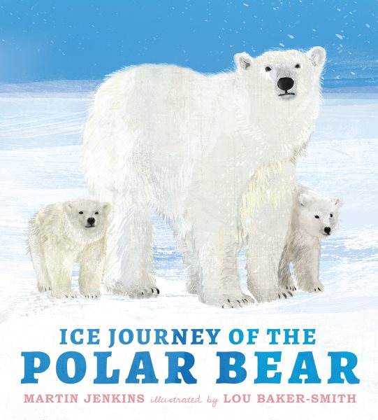 Cover art for Ice journey of the polar bear / Martin Jenkins   illustrated by Lou Baker-Smith.