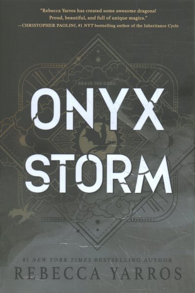 Cover art for Onyx storm / Rebecca Yarros.