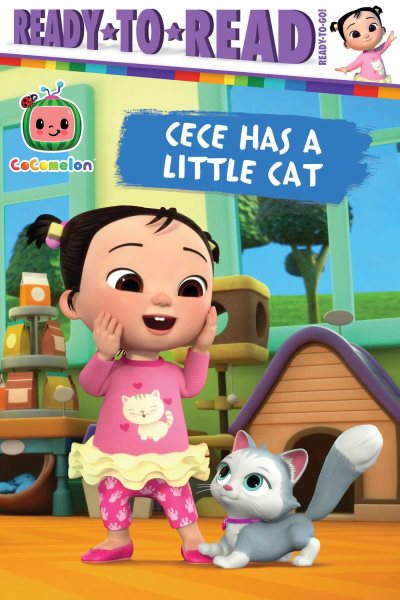 Cover art for CoComelon. Cece has a little cat / adapted by Maria Le.