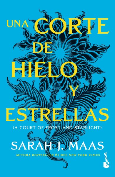 Cover art for Una corte de hielo y estrellas / Sarah J. Maas   traducción de Gastón Navarro y Mirta Rosenberg.