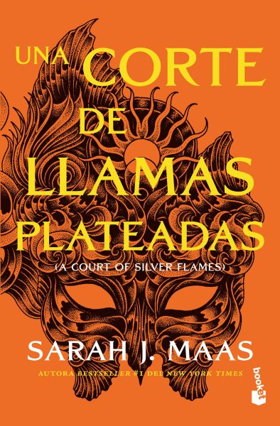 Cover art for Una corte de llamas plateadas / Sarah J. Maas   traducción