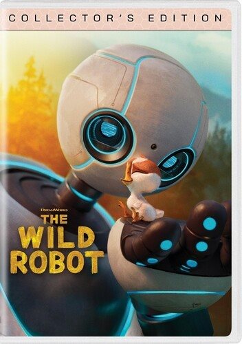 Cover art for The wild robot  [DVD videorecording]/ DreamWorks Animation presents   directed by Chris Sanders   produced by Jeff Hermann   screenplay by Chris Sanders.