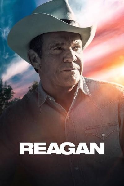 Cover art for Reagan [DVD videorecording] / Showbiz Direct presents   a Rawhide Pictures / MJM Entertainment Group / Makeshift Productions production   in association with Toy Gun Films / Alluwee Productions / American Troubadours   produced by Mark Joseph   screenplay by Howard A. Klausner   directed by Sean McNamara.