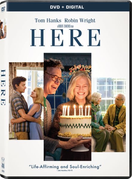 Cover art for Here [DVD videorecording] / TriStar Pictures presents   a Miramax presentation   a Miramax production   an ImageMovers production   produced by Robert Zemeckis