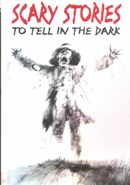 Cover art for Scary stories to tell in the dark / collected from American folklore by Alvin Schwartz   with drawings by Stephen Gammell.