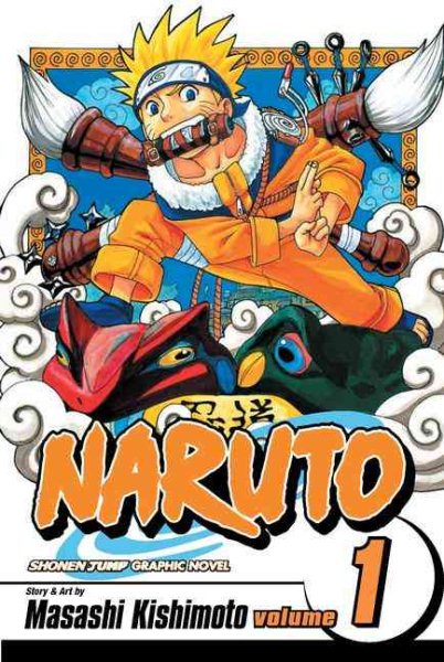 Cover art for Naruto. Vol. 1 : the tests of the Ninja / story and art by Masashi Kishimoto   [English adaptation by Jo Duffy].