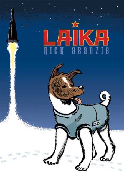 Cover art for Laika / Nick Abadzis   color by Hilary Sycamore.