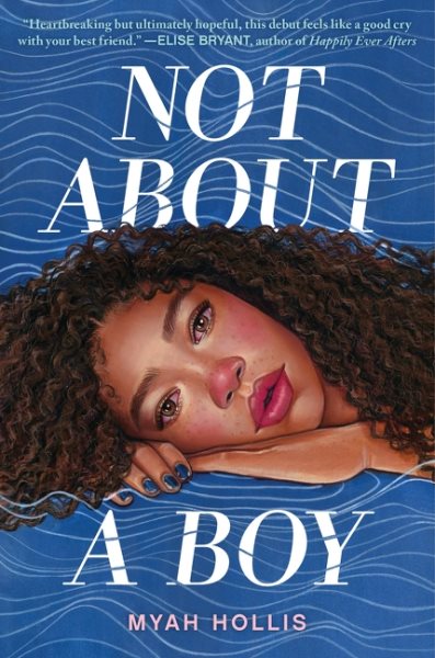 Cover art for Not about a boy / Myah Hollis.