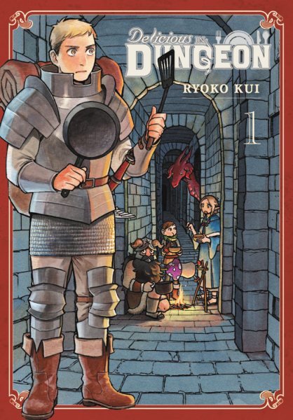 Cover art for Delicious in dungeon. 1 / Ryoko Kui   [translation: Taylor Engel   lettering: Abigail Blackman].