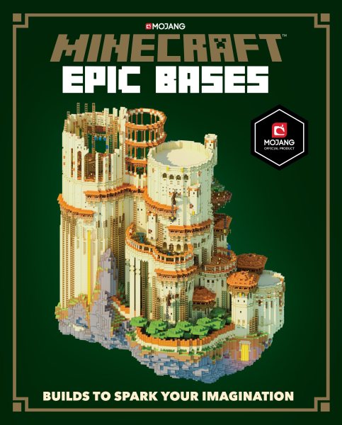 Cover art for Minecraft : epic bases : builds to spark your imagination / written by Thomas McBrien   illustrations by Ryan Marsh.