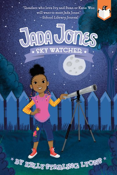 Cover art for Sky watcher / by Kelly Starling Lyons   illustrated by Nneka Myers.