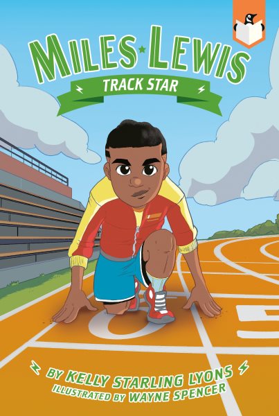 Cover art for Track star / by Kelly Starling Lyons   illustrated by Wayne Spencer.