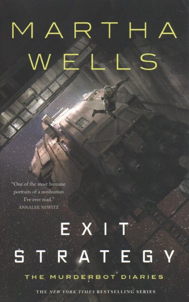 Cover art for Exit strategy / Martha Wells.