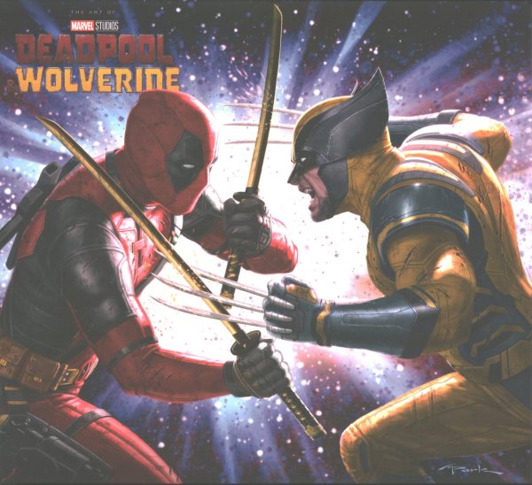 Cover art for The art of Marvel Studios' Deadpool & Wolverine / written by Jess Harrold   foreword by Shawn Levy   cover and afterword by Andy Park.