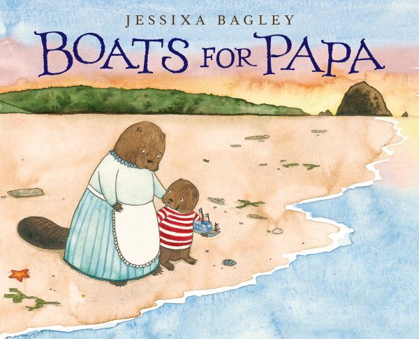 Cover art for Boats for Papa / Jessixa Bagley.