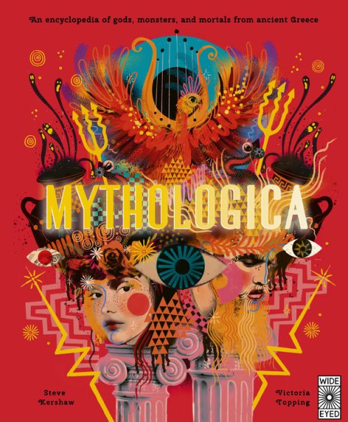 Cover art for Mythologica / written by Steve Kershaw   illustrated by Victoria Topping.