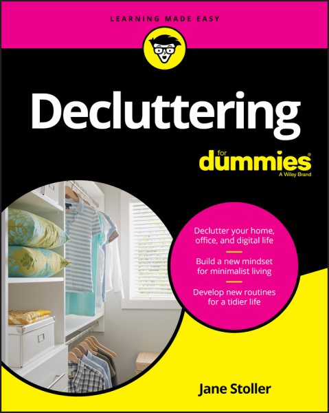 Cover art for Decluttering for dummies / by Jane Stoller.