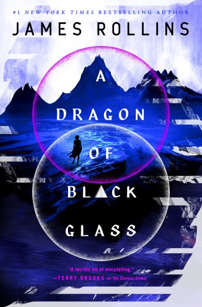 Cover art for A dragon of black glass / James Rollins.