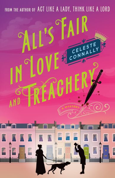 Cover art for All's fair in love and treachery / Celeste Connally.