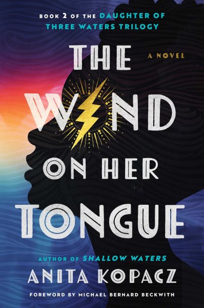 Cover art for The wind on her tongue / Anita Kopacz.