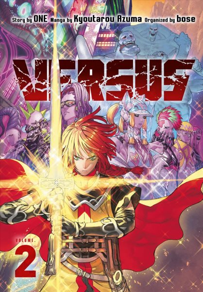 Cover art for Versus. 2 / story by ONE   manga by Kyoutarou Azuma   organized by bose   original digital edition translator