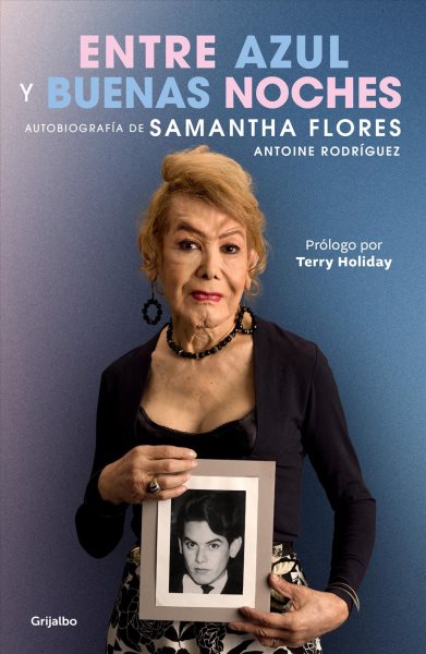 Cover art for Entre azul y buenas noches / Samantha Flores