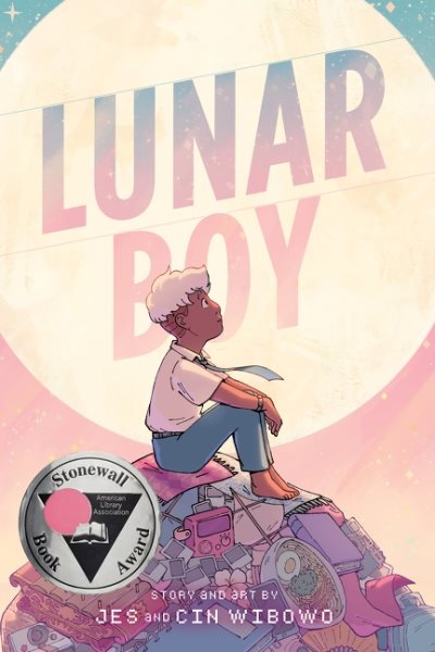 Cover art for Lunar boy / story and art by Jes and Cin Wibowo.