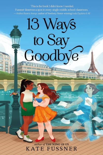 Cover art for 13 ways to say goodbye / Kate Fussner.