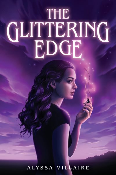 Cover art for The glittering edge / Alyssa Villaire.