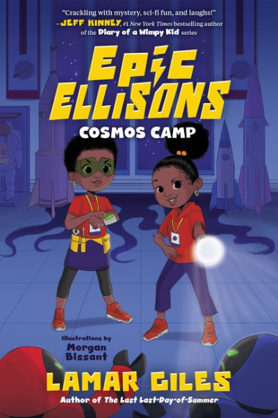 Cover art for Epic Ellisons : Cosmos camp / Lamar Giles   illustrations by Morgan Bissant.