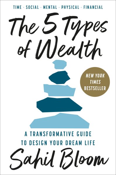 Cover art for The 5 types of wealth [electronic resource] : a transformative guide to design your dream life / Sahil Bloom.
