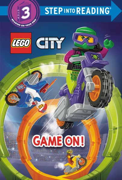 Cover art for LEGO City : Game on! / by Steve Foxe illustrated by AMEET Studio.
