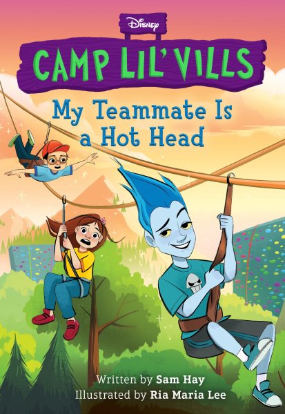 Cover art for My teammate is a hot head / written by Sam Hay   illustrated by Ria Maria Lee.