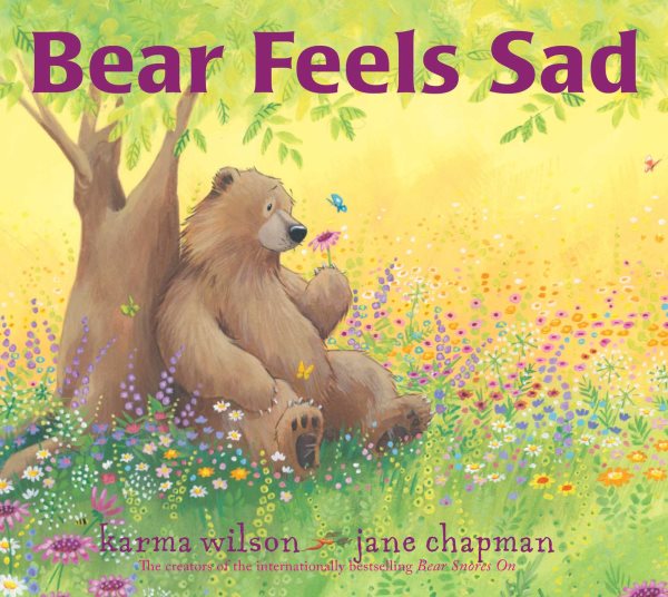 Cover art for Bear feels sad / Karma Wilson   illustrated by Jane Chapman.