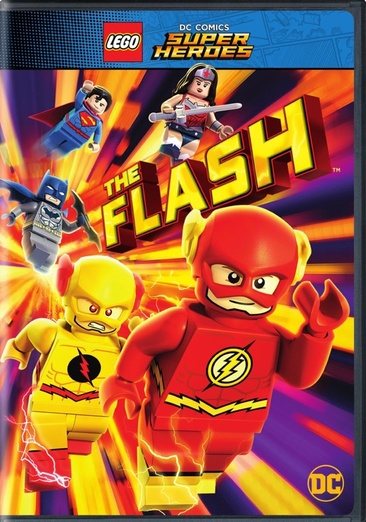 Cover art for LEGO DC comics super heroes. The Flash [DVD videorecording] / Warner Bros. Animation presents   written by Jim Krieg & Jeremy Adams   directed by Ethan Spaulding.