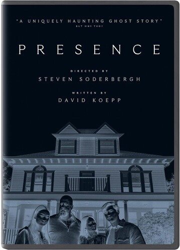 Cover art for Presence [DVD videorecording] / Neon presents   an Extension 765 production   directed by Steven Sonderbergh   written by David Koepp   produced by Julie M. Anderson