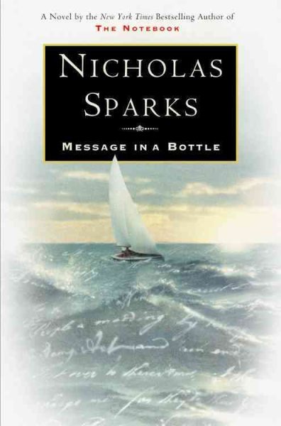 Cover art for Message in a bottle / Nicholas Sparks.