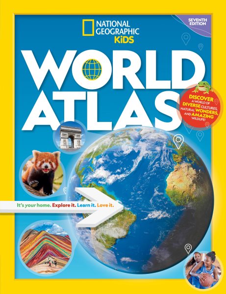 Cover art for National Geographic kids world atlas / National Geographic.