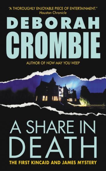 Cover art for A share in death / Deborah Crombie.