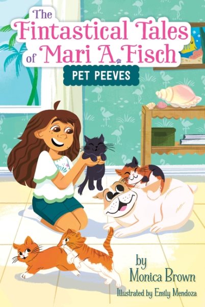 Cover art for Pet peeves / Monica Brown   illustrated by Emily Mendoza.