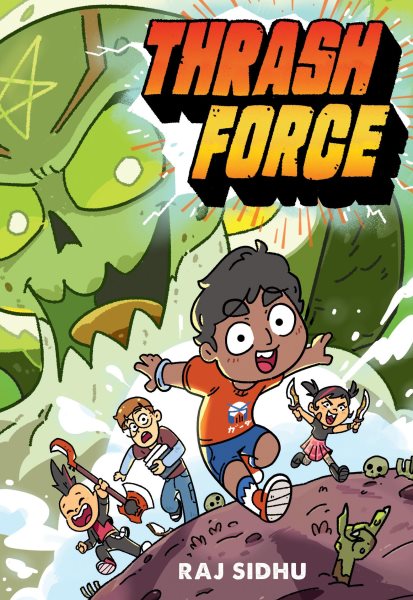 Cover art for Thrash force / Raj Sidhu   illustrated by Billy Yong.