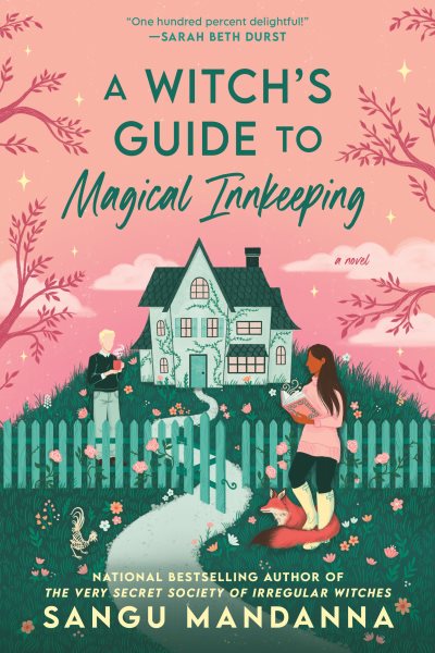 Cover art for A witch's guide to magical innkeeping / Sangu Mandanna.