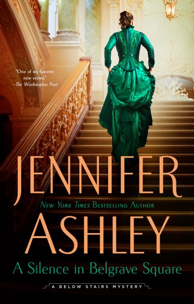 Cover art for A silence in Belgrave Square / Jennifer Ashley.