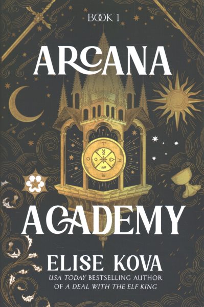 Cover art for Arcana Academy / Elise Kova.