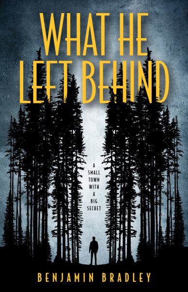Cover art for What he left behind / Benjamin Bradley.