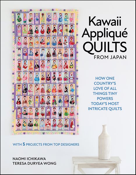 Cover art for Kawaii appliqué quilts from Japan : how one country's love of all things tiny powers today's most intricate quilts / Naomi Ichikawa