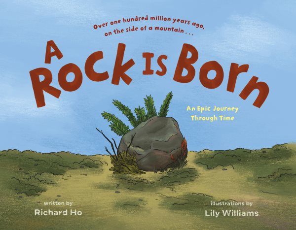 Cover art for A rock is born / written by Richard Ho   illustrations by Lily Williams.