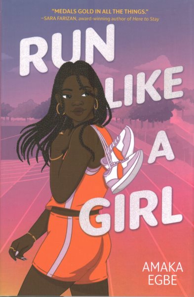 Cover art for Run like a girl / Amaka Egbe.